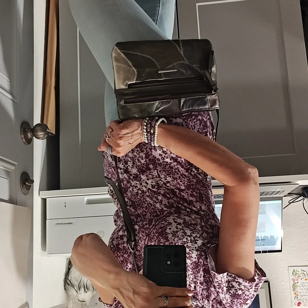 Jacklyn Smith Crossbody Bag - Vintage With Original Tag! Genuine leather - Picture 7 of 9